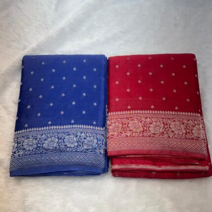 Wrinkle Georgette Saree