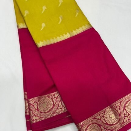 Semi Crape Half-Half Saree
