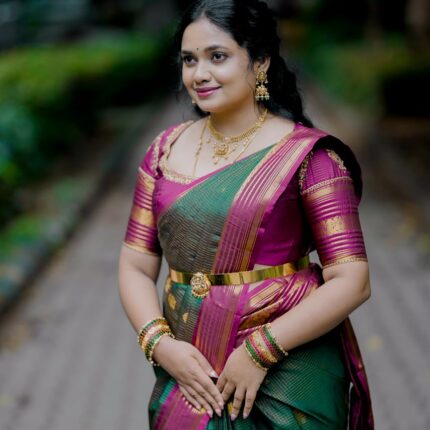 Ambari Pure Kanchipuram Silk Saree