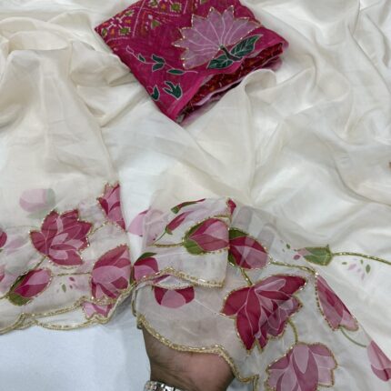 Tavare Satin Organza Saree